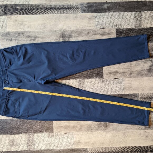 Vuori Meta Pants 36 Charcoal Gray Stretchy Polyester - Picture 4 of 5